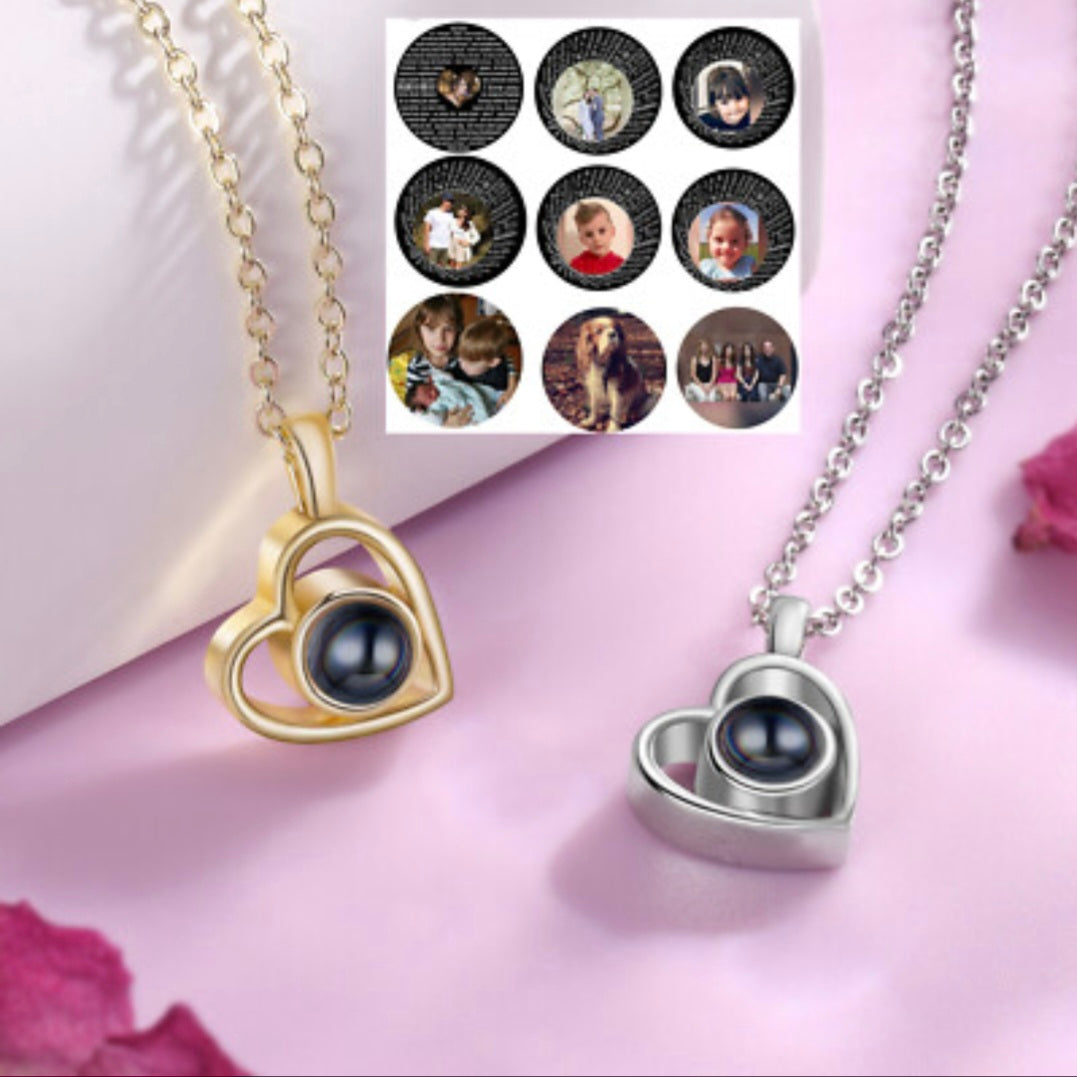👉 HiddenHeart™ Photo Projection Necklace – Your Memories Inside